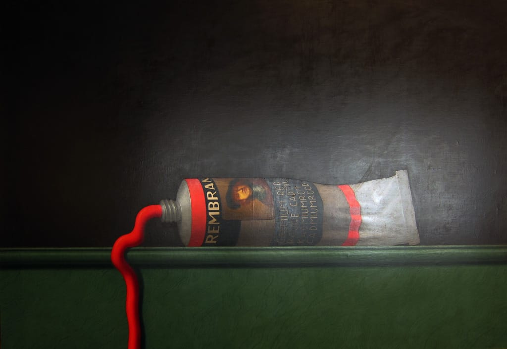 Eduardo Luiz, “Rouge Cadmium” (1985) (photo by Bosc d’Anjou/Flickr)