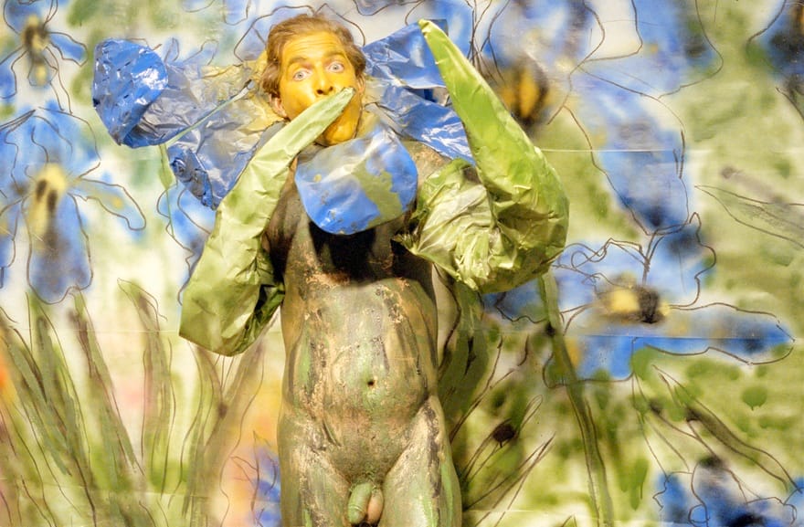 Keith Boadwee, "Iris, After Van Gogh (Mouth Covered)" (1996), 21.75 x 28.5 in (all photos courtesy of Brennan Griffin)