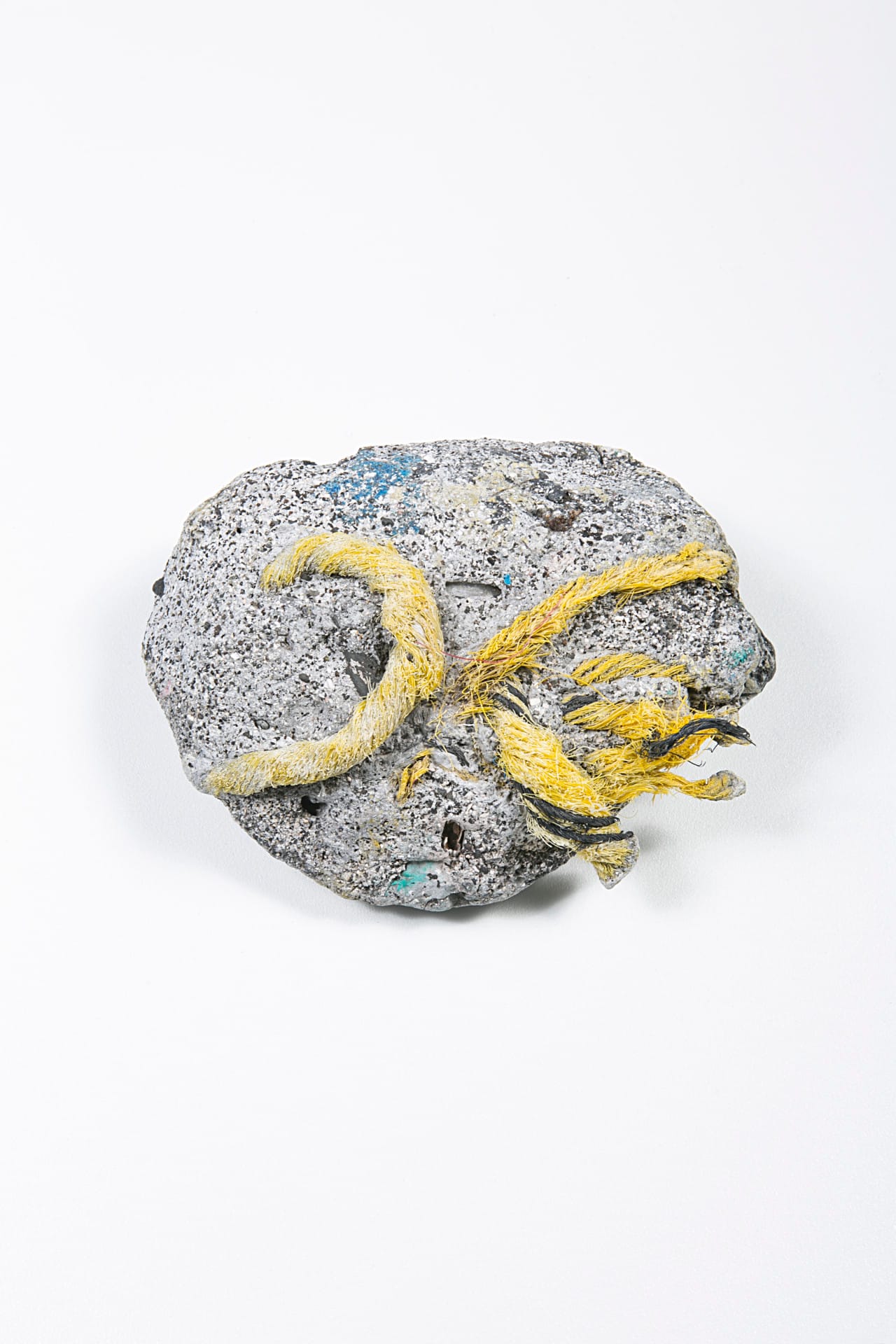 Kelly Jazvac, "Plastiglomerate Samples," 2013, plastic and beach sediment, including sand, basalt rock, wood and coral. All of these found object artworks are the results of a collaboration between Jazvac, geologist Patricia Corcoran and oceanographer Charles Moore. All photos are credited to Jeff Elstone. 