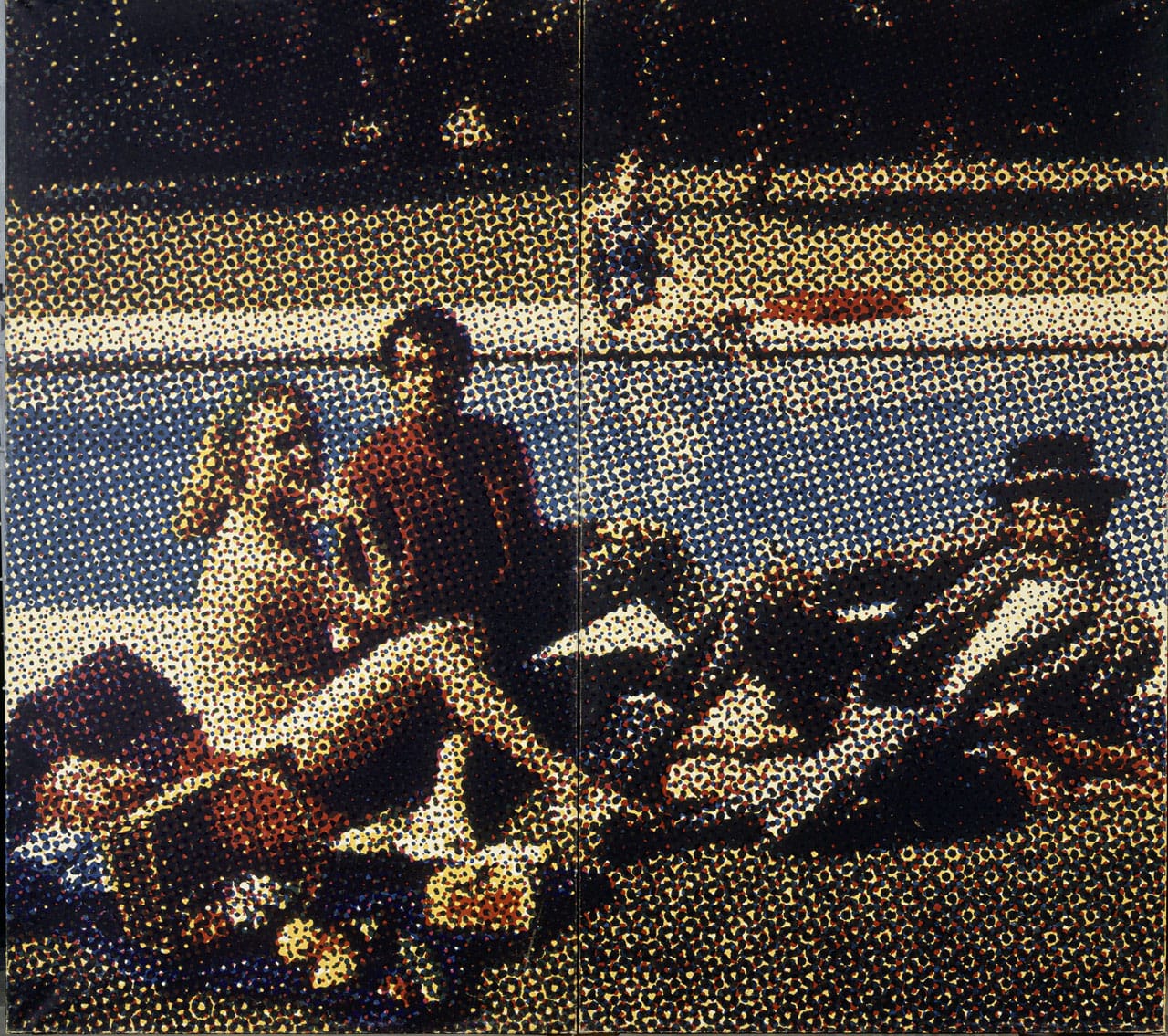 Alain Jacquet, "Le déjeuner sur l herbe" (1964) (courtesy the Centre Pompidou, © Adagp Paris 2015)