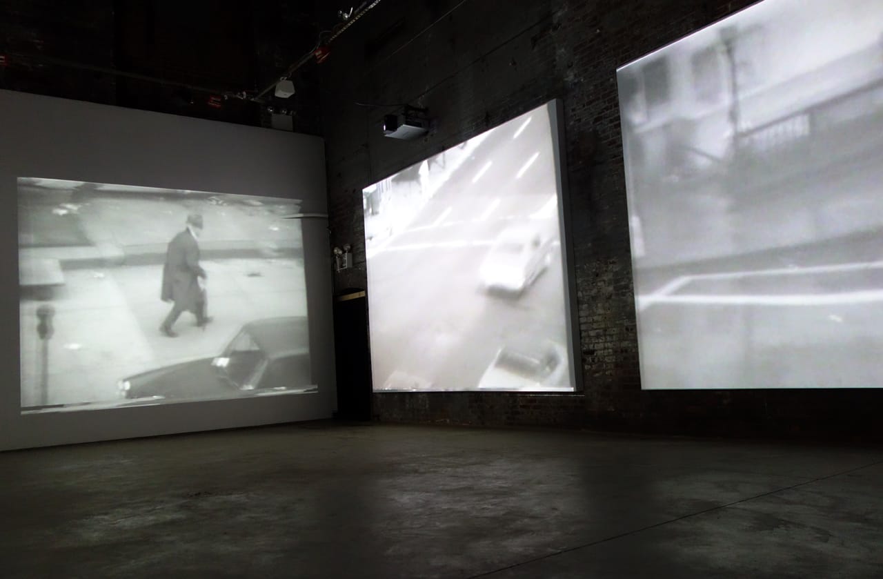 Aldo Tambellini’s “Atlantic In Brooklyn (1971–72)” at the Boiler (photo by the author for Hyperallergic)