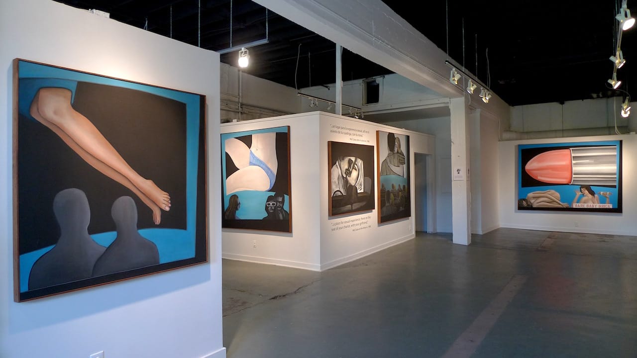 Installation view, Fl!ght Gallery (photo by the author)
