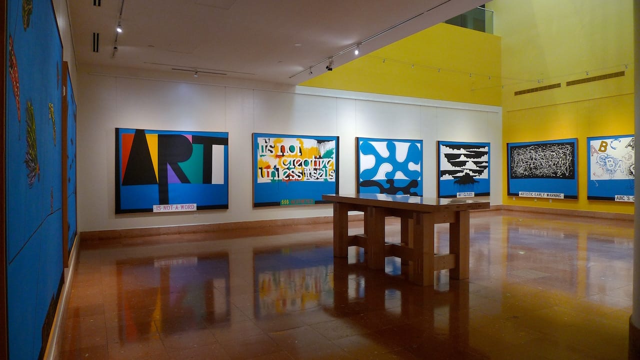 Installation view, Guadalupe Cultural Arts Center (photo by the author)