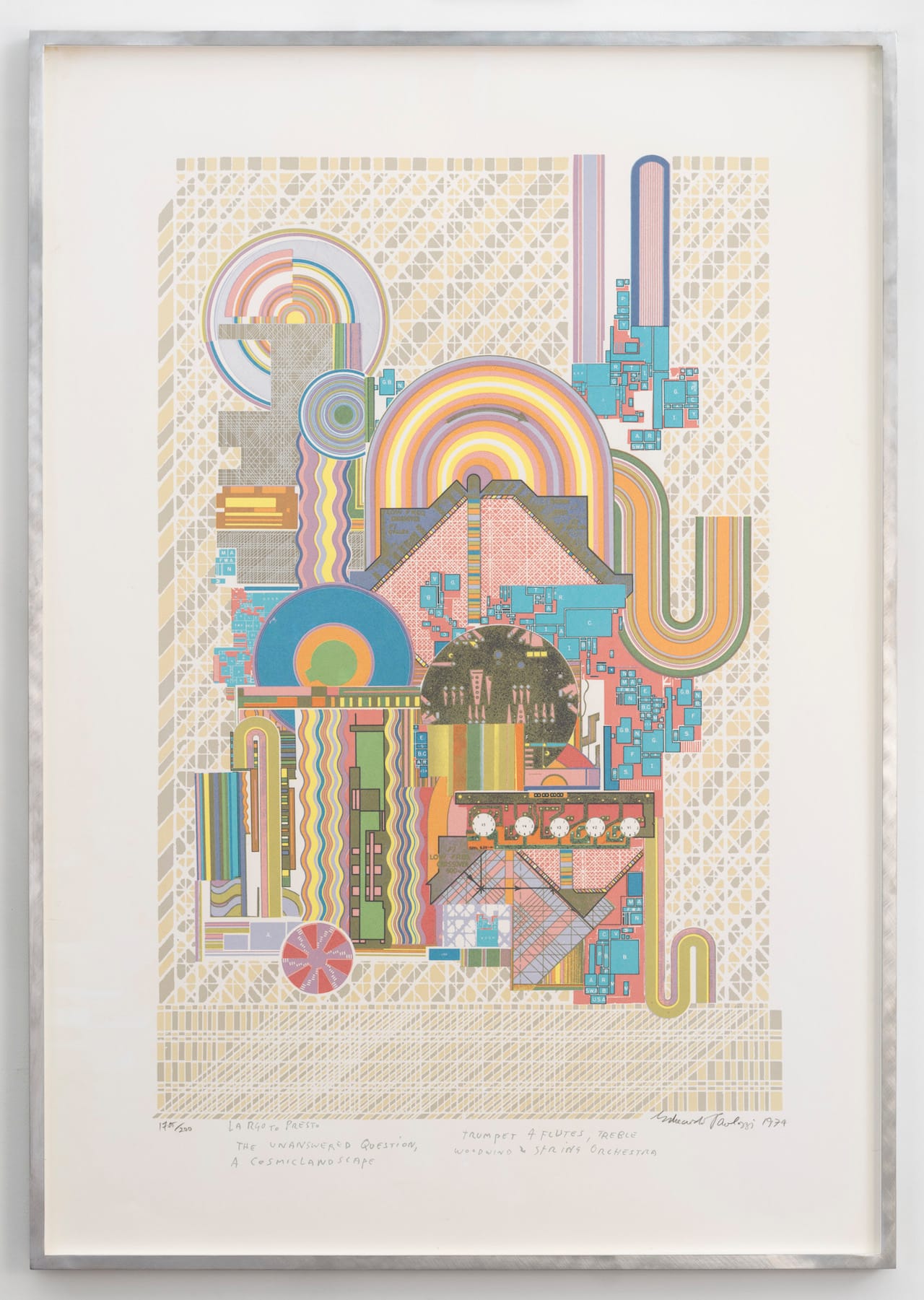 Eduardo Paolozzi, "Largo to Presto" (1974) (all images courtesy C L E A R I N G unless otherwise noted)