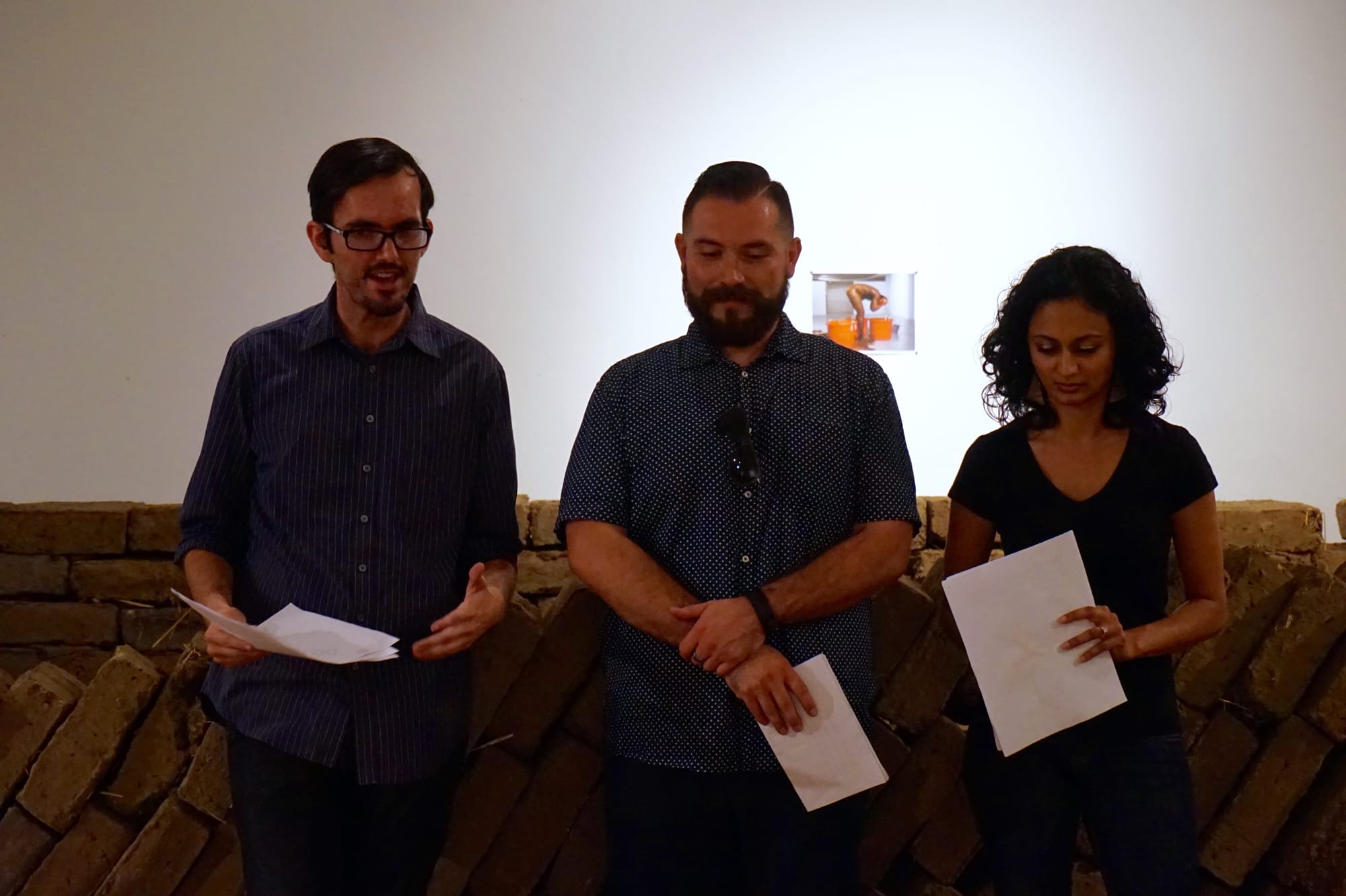 MTT organizers Noé Gaytán, Mario Mesquita, and Shefali Mistry