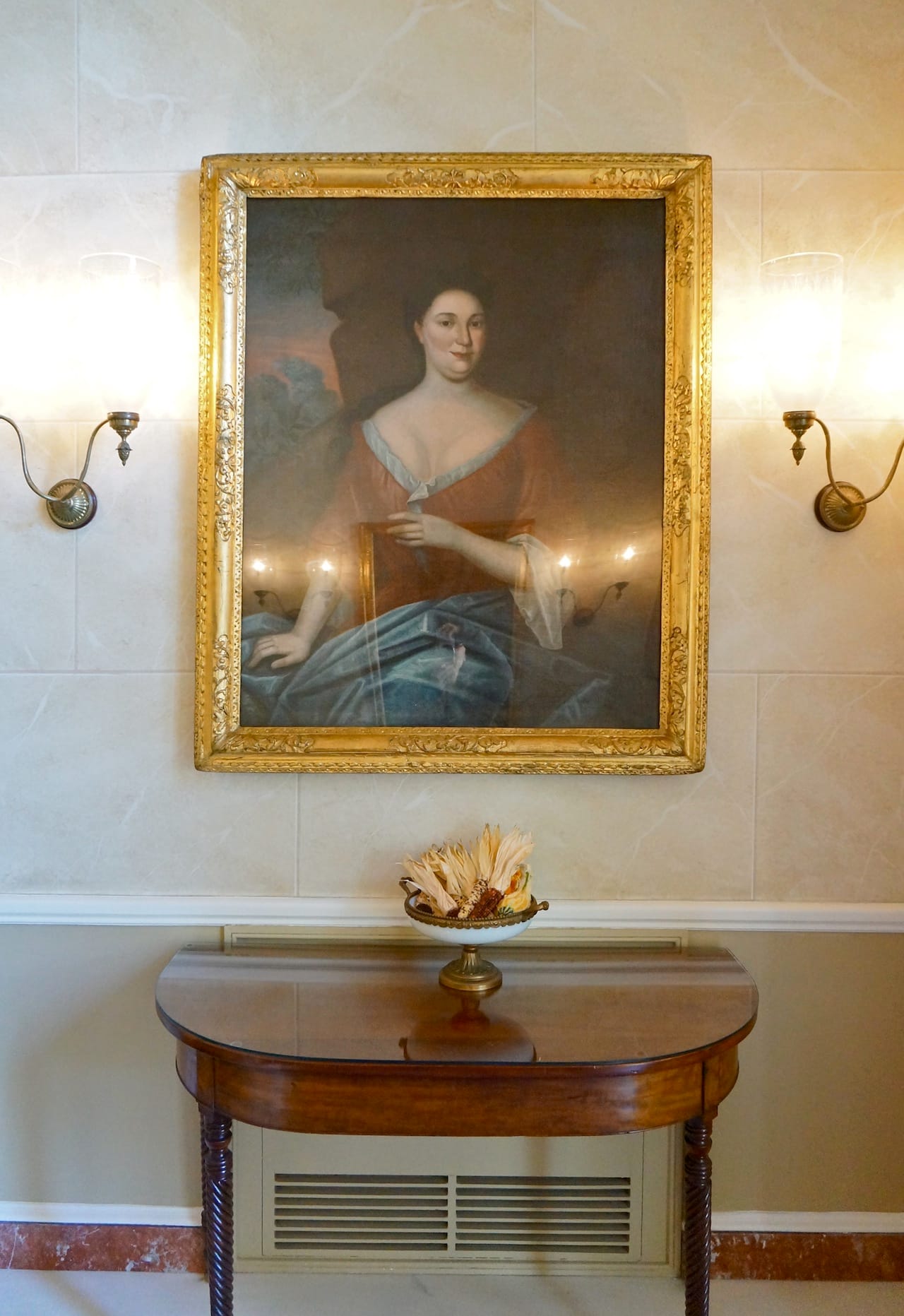 Gerardus Duyckinck I, "Grace Mears Levy" (c. 1725), oil on canvas (courtesy Museum of the City of New York)