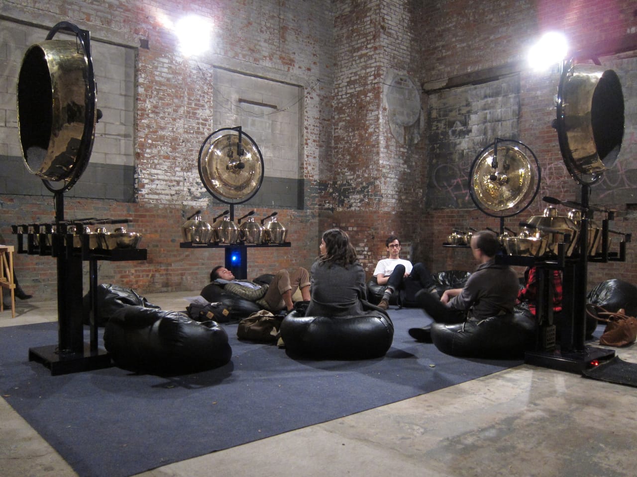 Aaron Taylor Kuffner, "The Gamelatron Urban Sanctuary" (2015) at the Chimney NYC