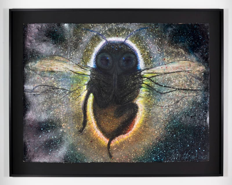 Kelly Heaton Shamanic Bee, 2013-2015 Pastel, ink, and acrylic on paper Paper: 45 3/4 x 61 inches Frame: 55 x 70 inches Photo: Casey Dorobek Courtesy of Ronald Feldman Fine Arts, New York