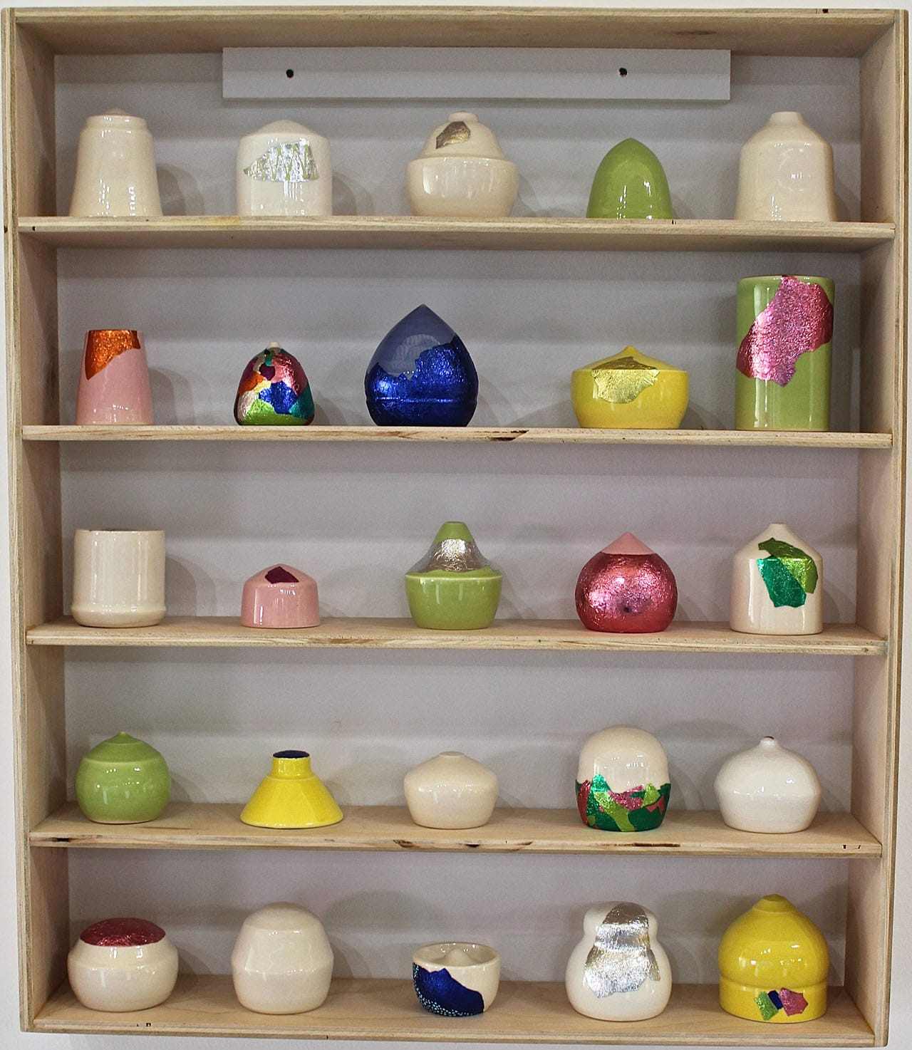 A curio shelf assortment by Victoria Sheehan
