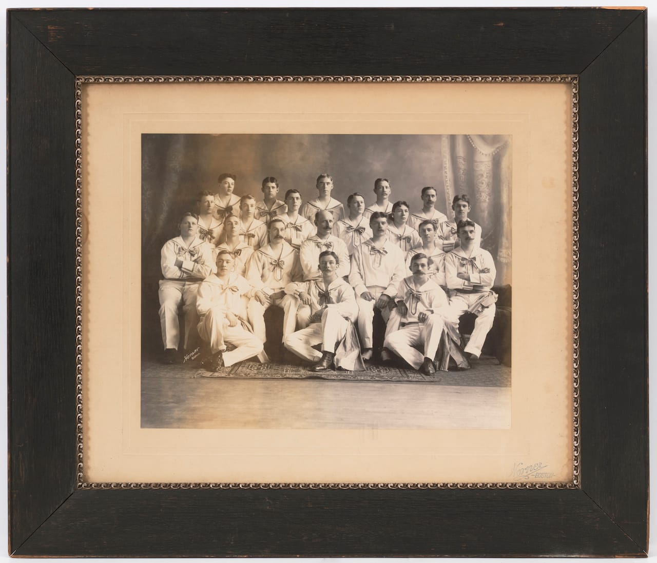  Horner Studio Men in Costumes with Bow Ties, 1890s