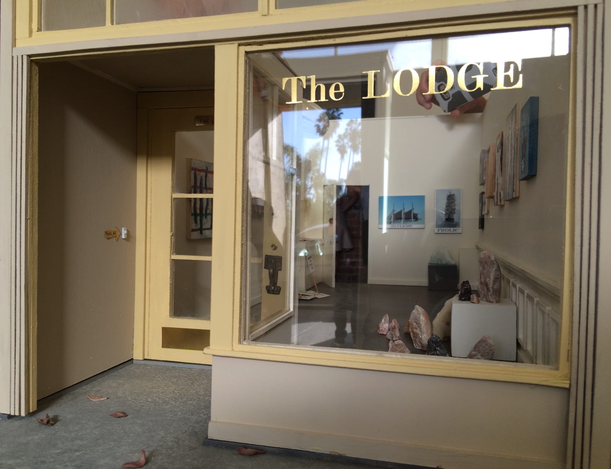 Clare Crespo, front view of miniature gallery (2015)