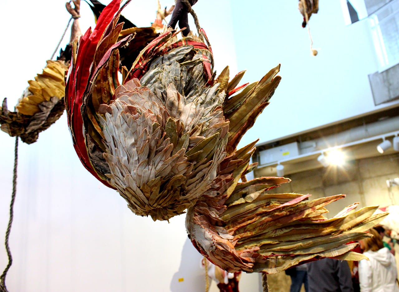 Detail of Tamara Kostianovsky's 'Relic' at the Urban Institute for Contemporary Arts 