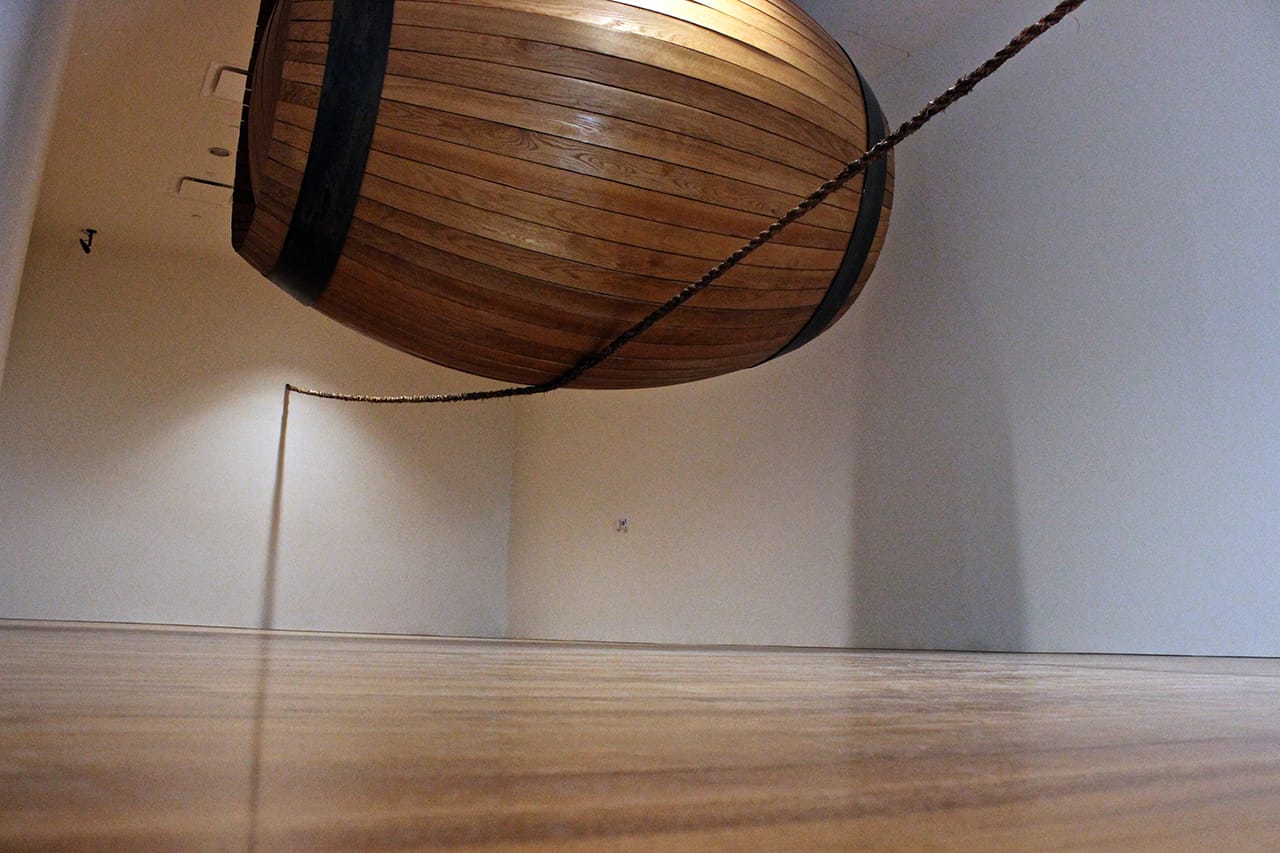 Mel Chin's "Spirit" in its new custom gallery space