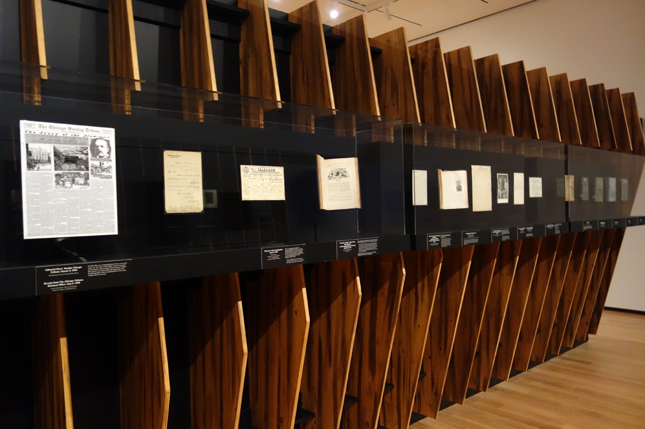 Installation view of 'Jacob A. Riis: Revealing New York’s Other Half' (photo by the author for Hyperallergic)