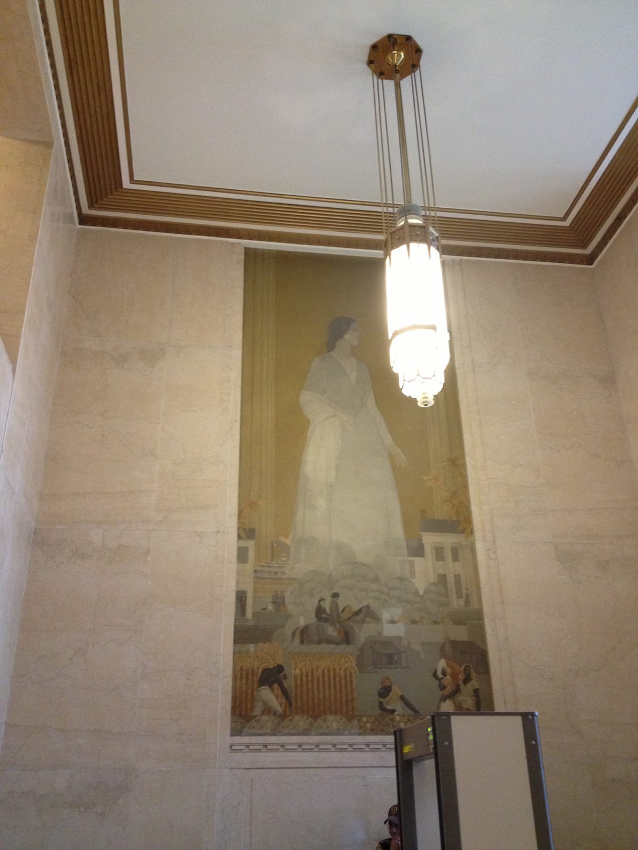 A mural at the courthouse in Jefferson County, Alabama (Image courtesy Ginger Brook)