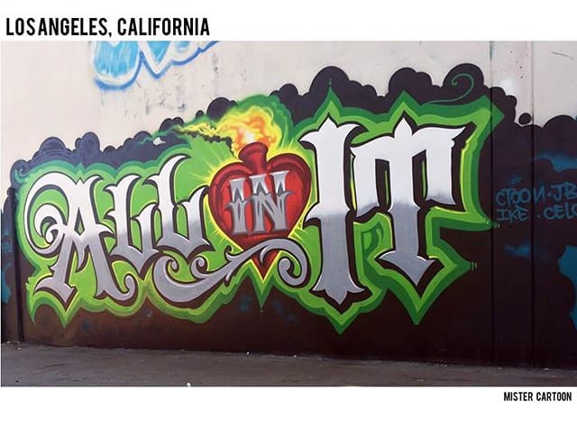 "All in It" by Mister Cartoon (image via @justinbieber/Instagram)