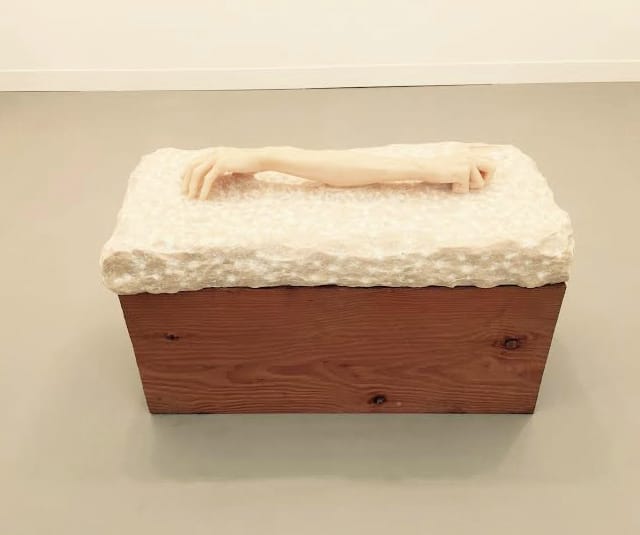 Everything about this Louise Bourgeois sculpture at Cheim & Read, including the pedestal, inspires covetousness. Which is, of course, a sin.