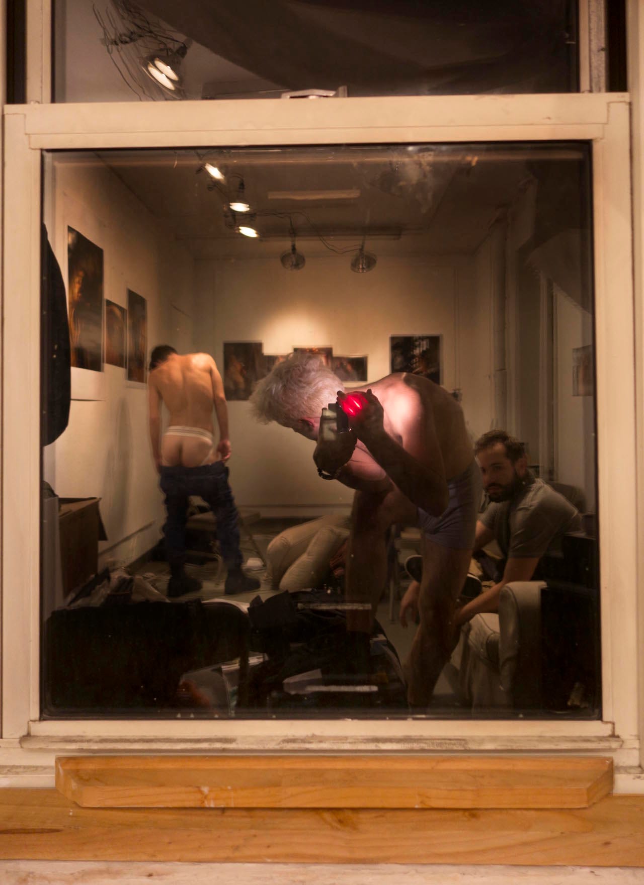 Matthew Morrocco, "Threesome in the Window"