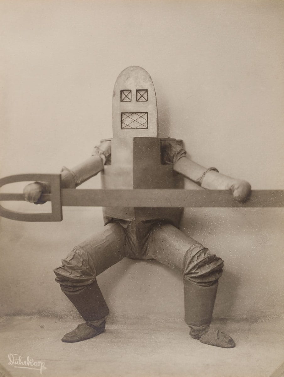 Dance costume for "Skirnir" (1924), black and white positive on silver gelatin paper
