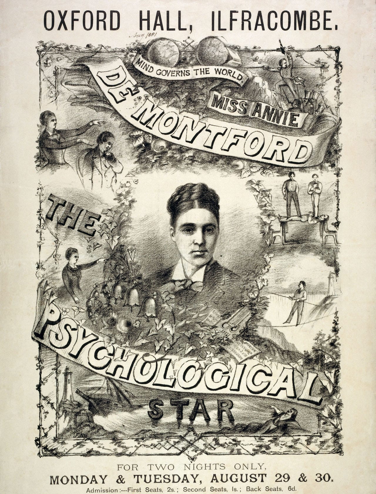 Oxford Hall, Ilfracombe. Miss Anne de Montford, 1881