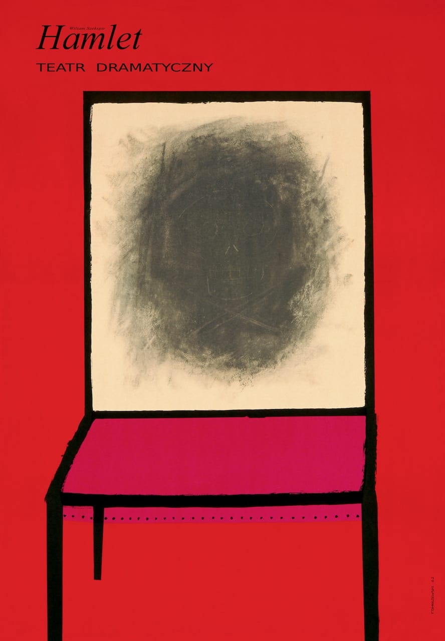 'Hamlet,' Teatr Dramatyczny, Poland (1961); designed by Henryk Tomaszewski (courtesy Dydo Poster Collection)