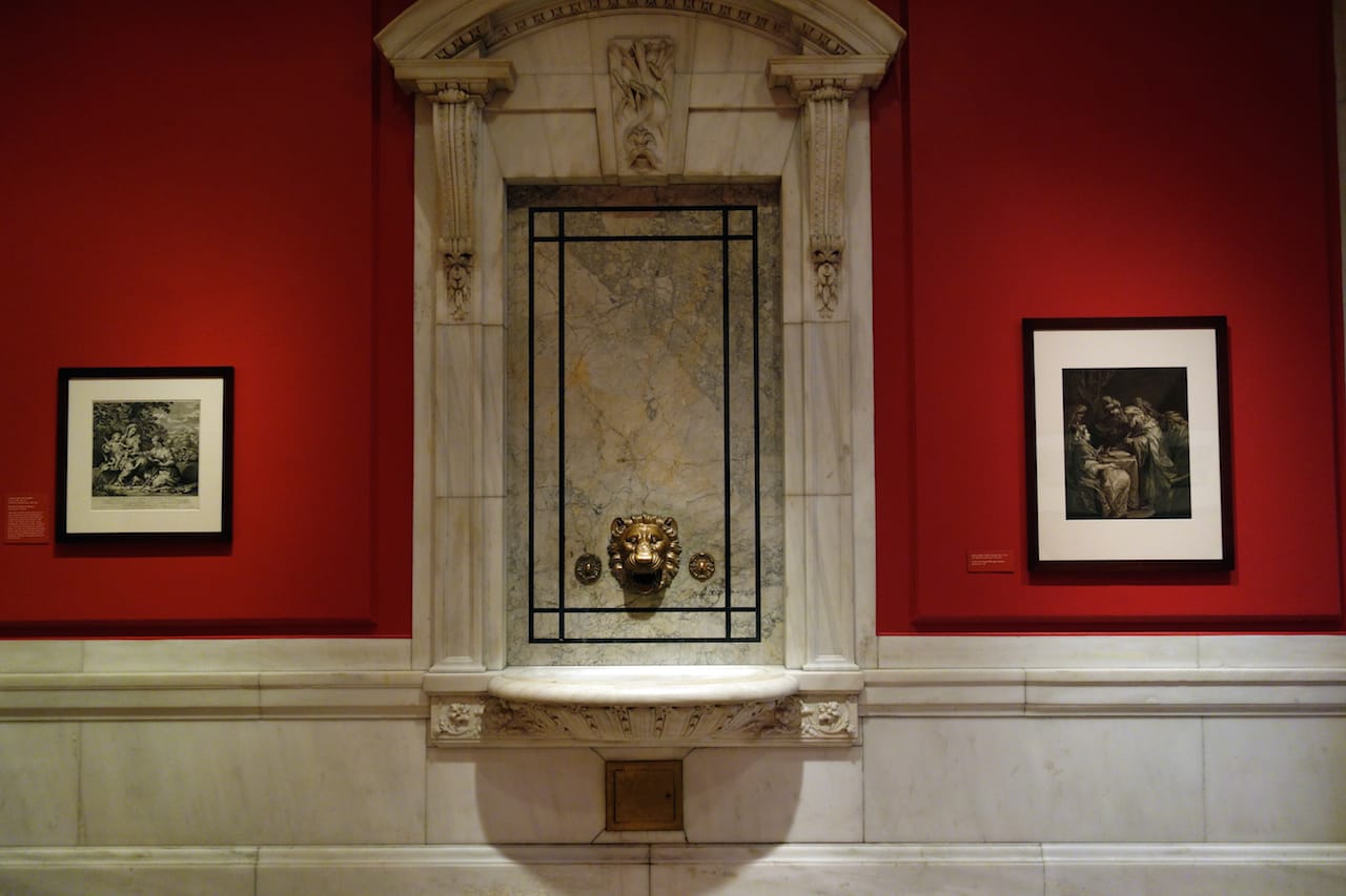 Installation view of 'Printing Women: Three Centuries of Female Printmakers, 1570–1900' (photo by the author for Hyperallergic)