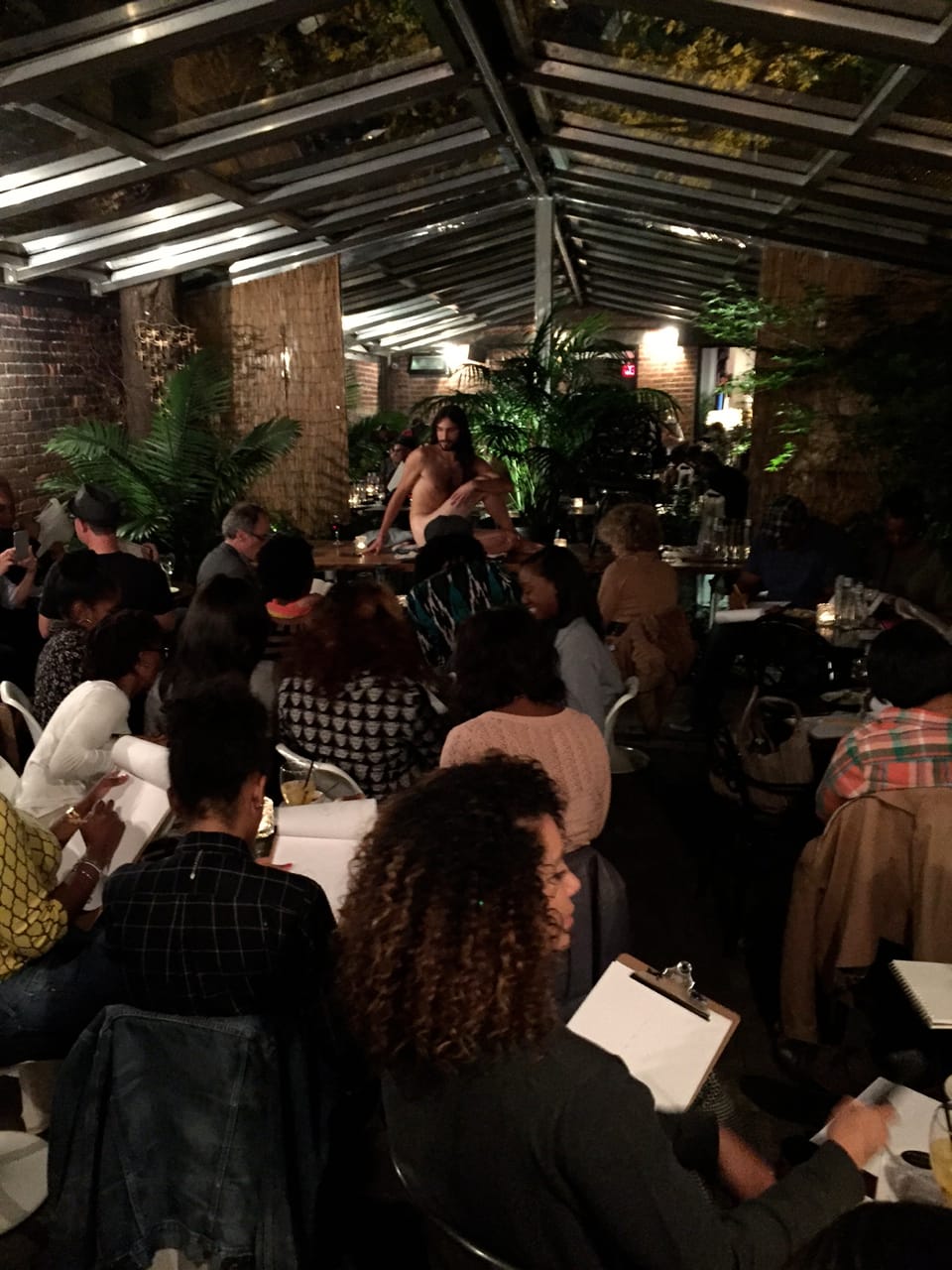 Sip and Sketch event at Cheri Restaurant (All images courtesy of Leanne Stella)