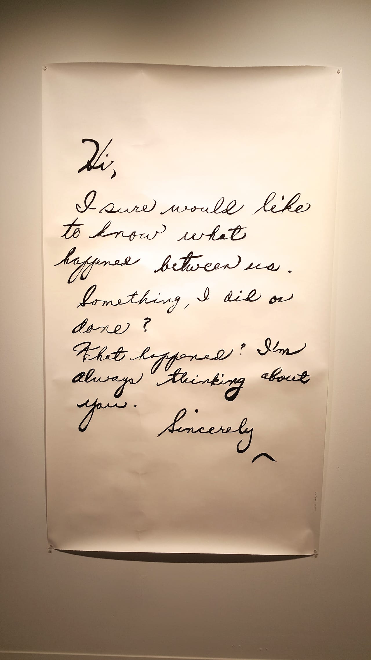 Scott Northrup, "The Letter" (2015), acrylic on paper