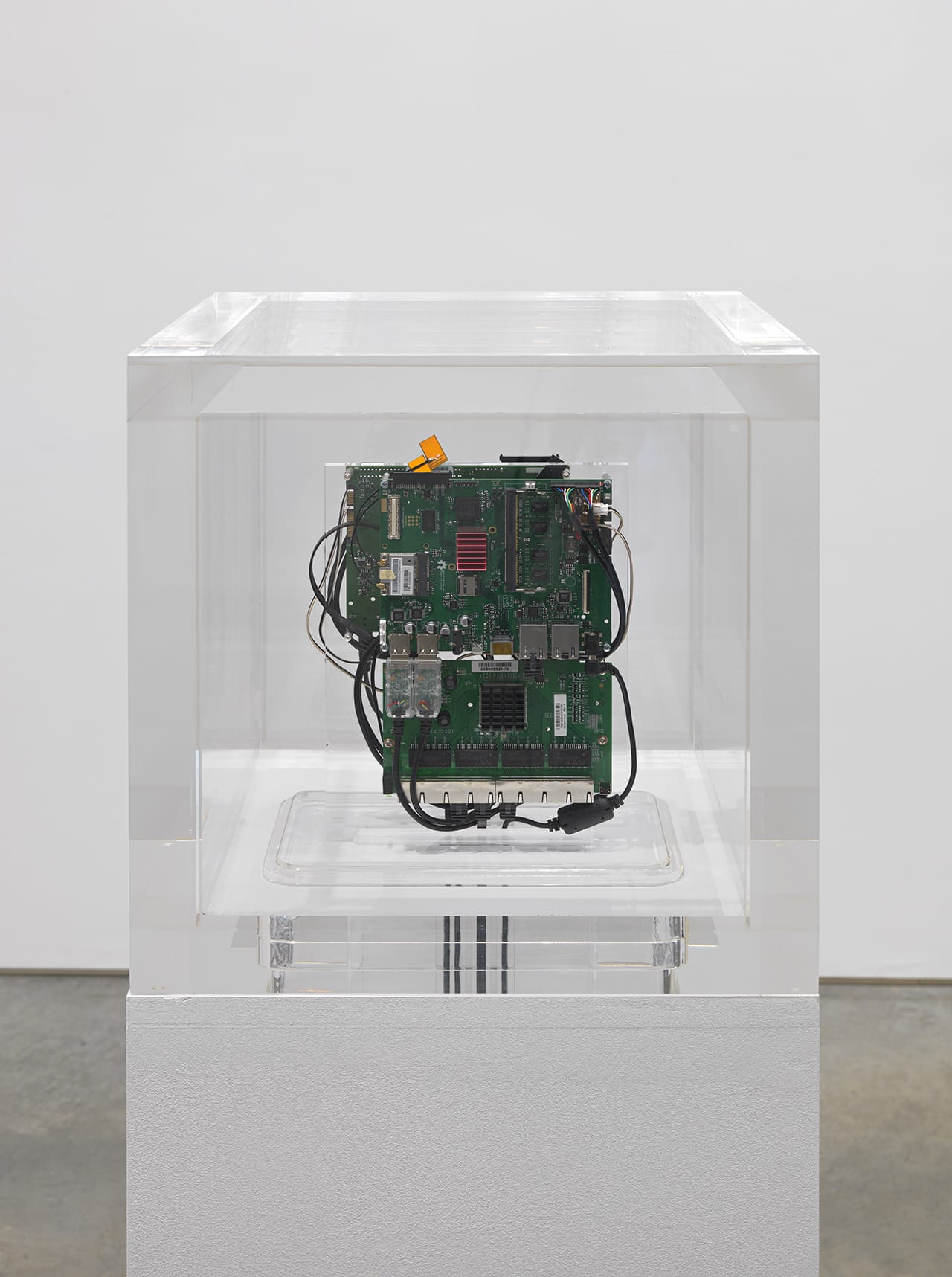 Trevor Paglen, "Autonomy Cube" (2015), plexi box with computer components