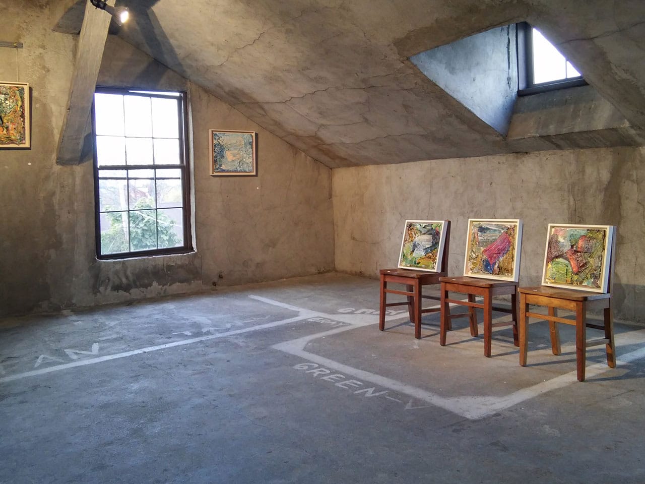 Installation view, 'Ying Li: Paintings' at John Davis Gallery (all photos by the author unless otherwise noted)