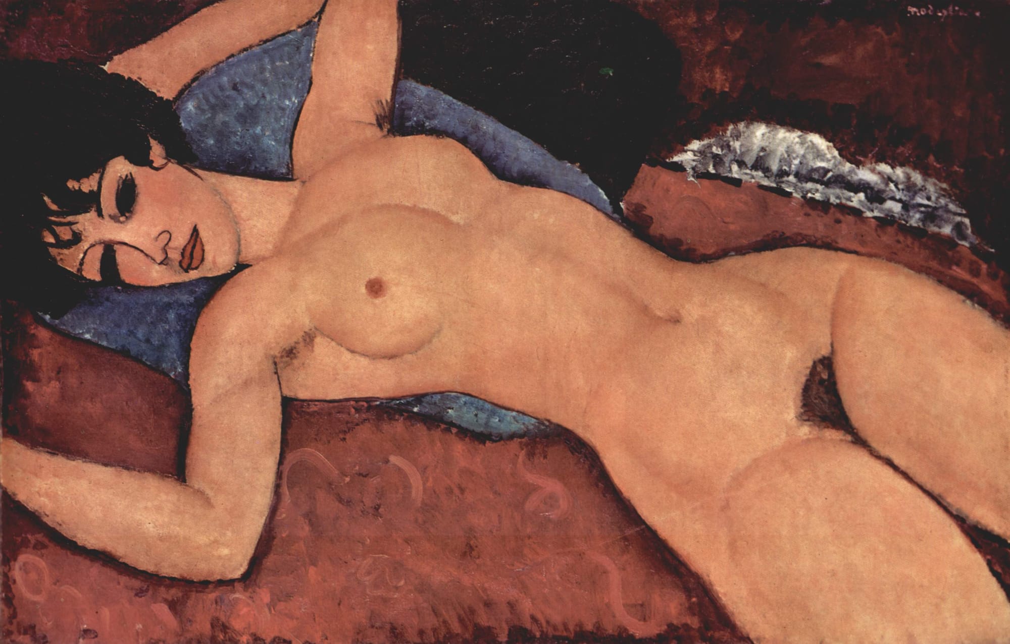 Amadeo Modigliani, "Nu couché," 1917. (image via Wikimedia Commons)