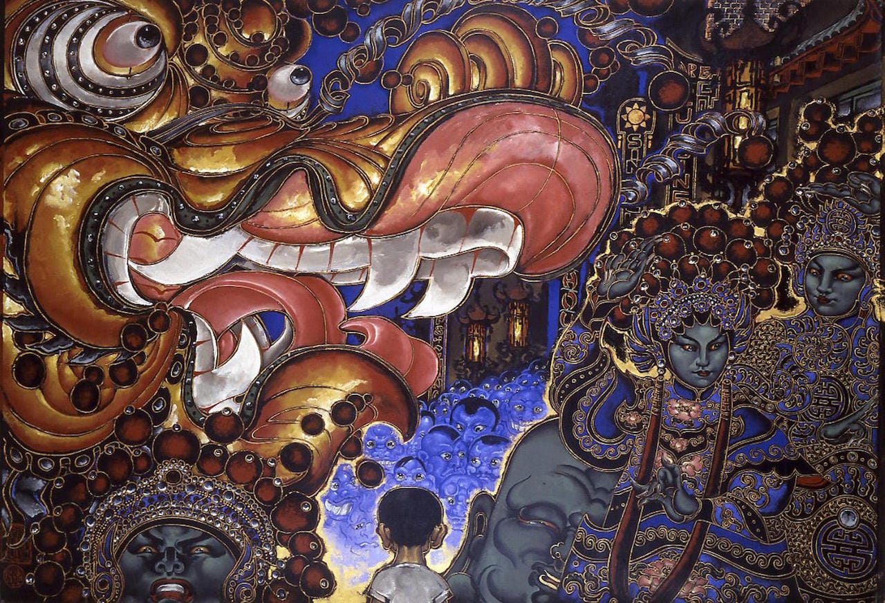 Martin Wong, "Chinese New Years Parade" (1992) (courtesy Visual AIDS)