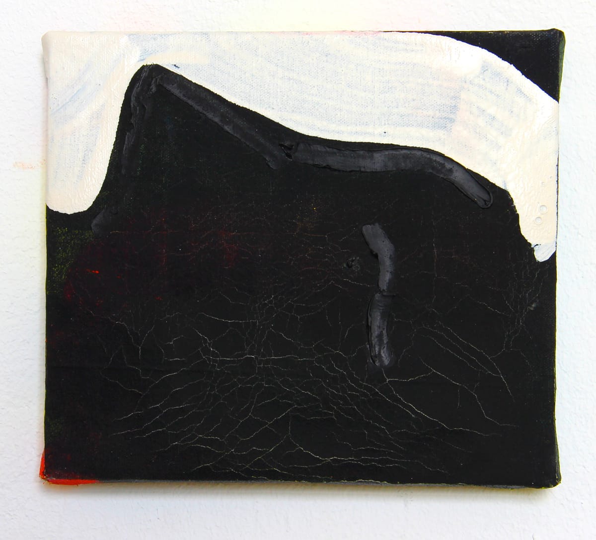 Alex Crocker, "Six" (2015), pigment, rabbit skin glue and oil on canvas, 5.9 x 7.8 in (all Crocker images courtesy Ana Cristea Gallery)