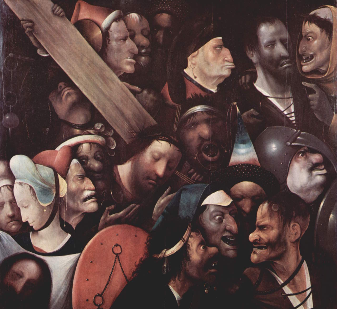 Follower of Hieronymus Bosch, "Christ Carrying the cross" (1510-1535) (image via Wikipedia)