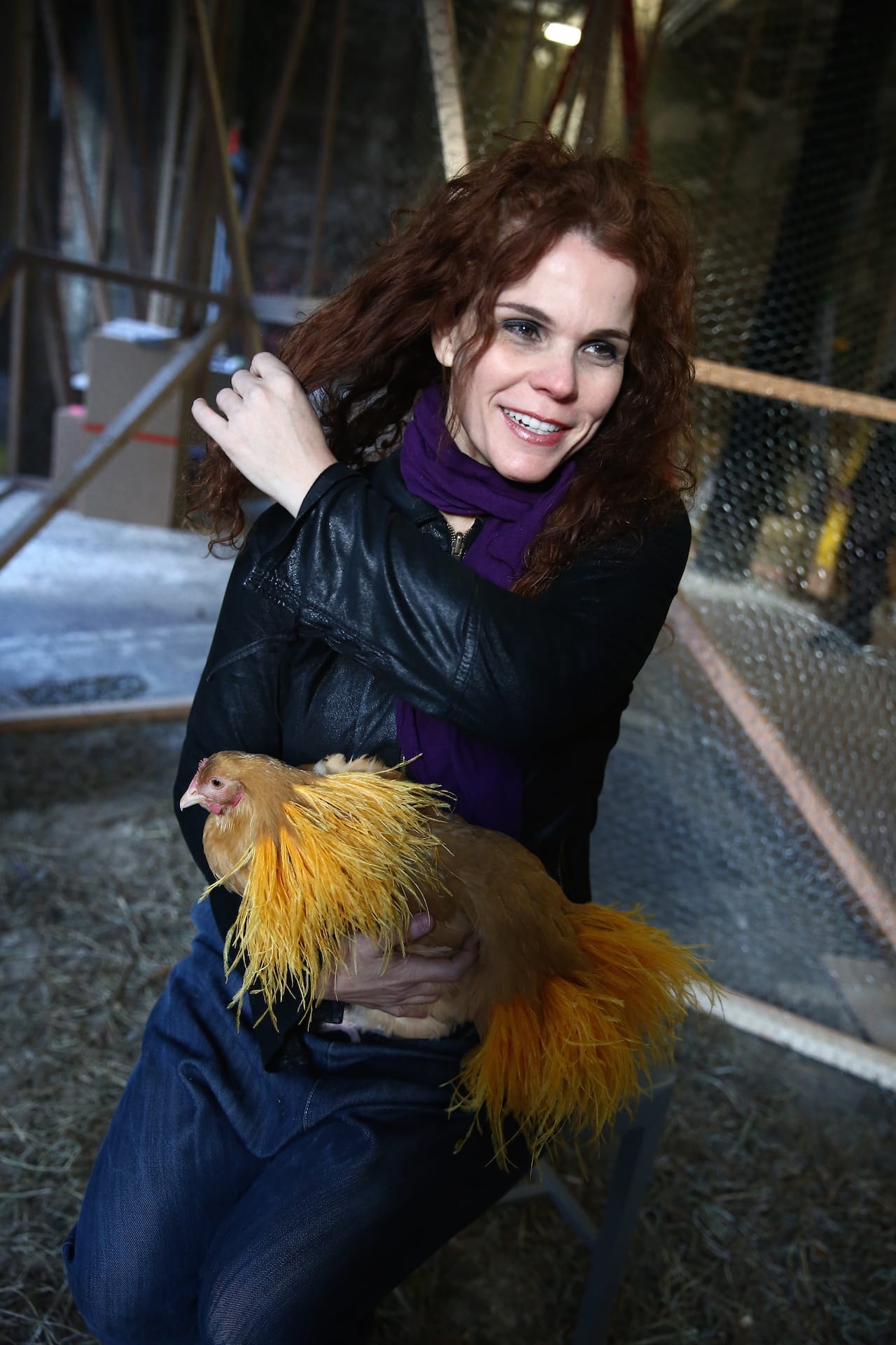 Laura Lima, "Gala Chickens and Ball" (2015). A Performa Commission. (Photo by Paula Court, courtesy of Performa)
