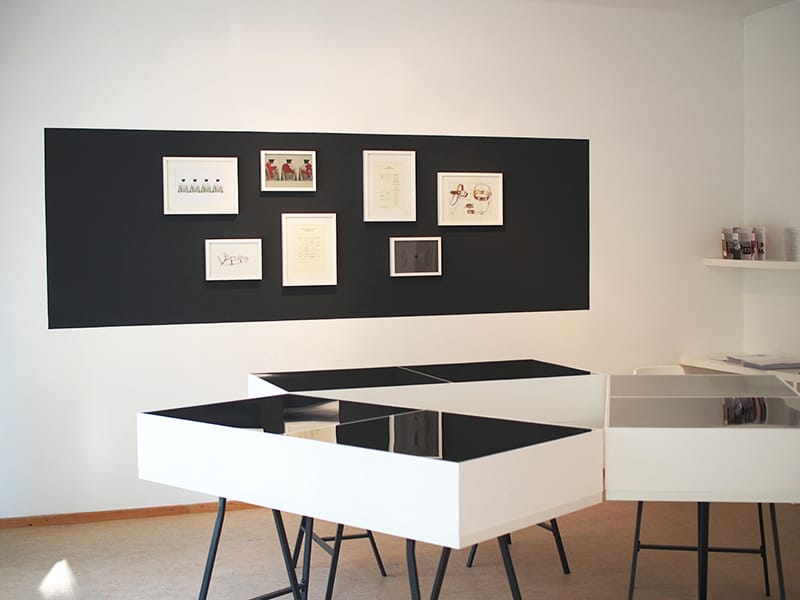 Installation view, 'Susanna Hertrich’s PROSTHESES. Transhuman Life Forms' at Art Laboratory Berlin (click to enlarge)