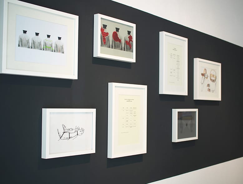 Installation view, 'Susanna Hertrich’s PROSTHESES. Transhuman Life Forms' at Art Laboratory Berlin (click to enlarge)