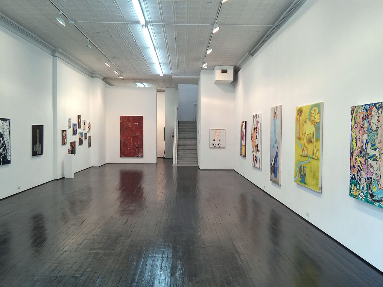 Installation view, 'Let's Get Figurative' at Nicelle Beauchene Gallery (all photos by the author for Hyperallergic)