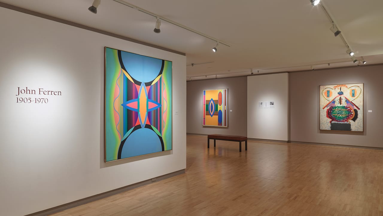 Installation view of 'John Ferren (1905–1970)' at David Findlay Jr. Gallery (photo by Jeffrey Sturges, all images courtesy David Findlay Jr. Gallery)