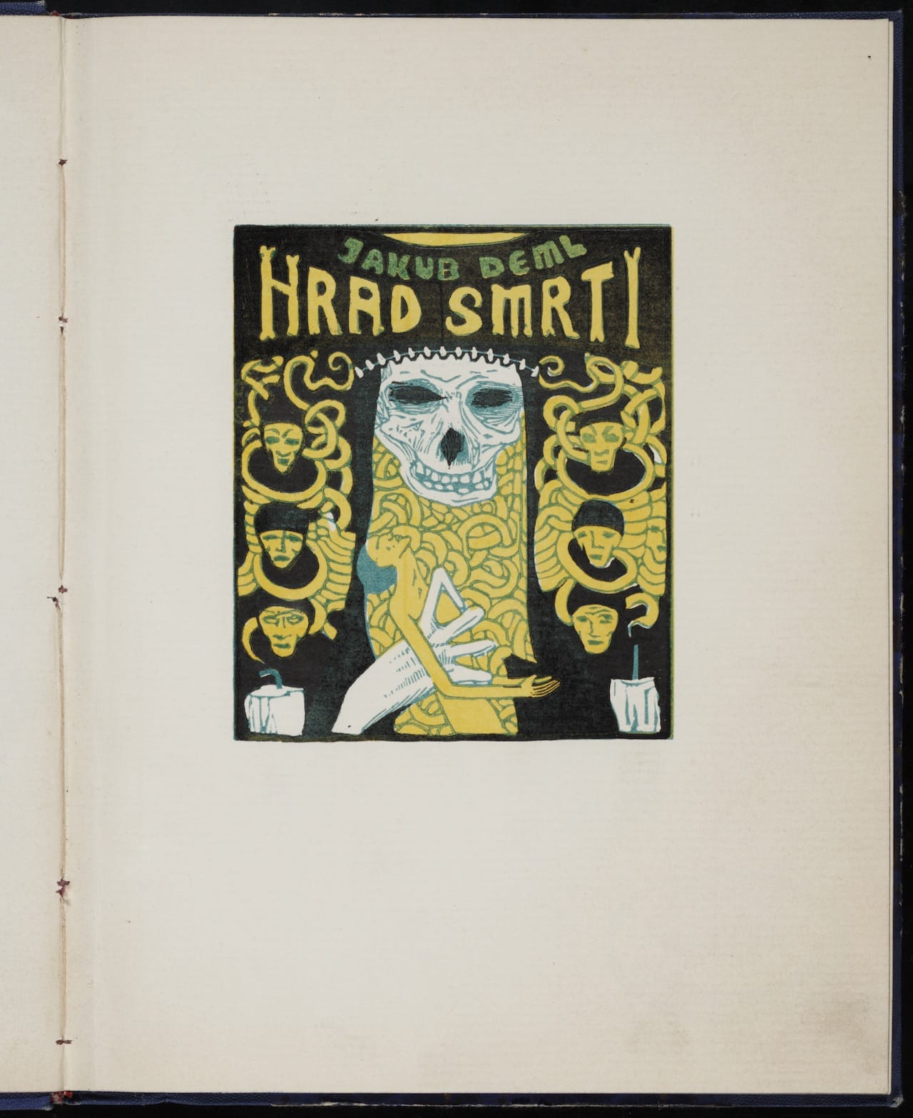 Josef Váchal, illustration for "Hrad smrti" (1912) by Jakub Deml