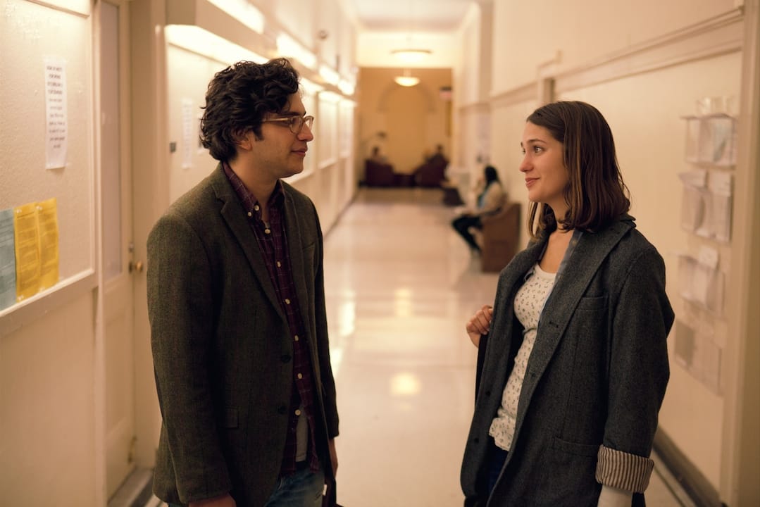 Matthew Shear as "Tony" and Lola Kirke as "Tracy" in MISTRESS AMERICA. Photo by David Feeney-Mosier. © 2015 Twentieth Century Fox Film Corporation All Rights Reserved