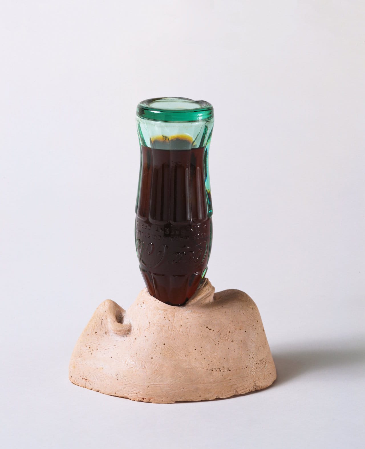 Marisol (Marisol Escobar), "Love" (1962), plaster and glass (Coca-Cola bottle)