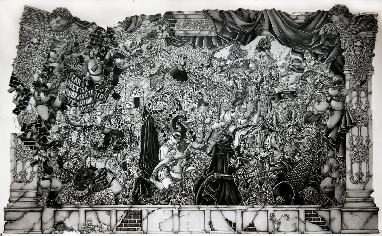 Michael Meads, "Der Liebestod" (2013-14) (image courtesy Ogden Museum of Southern Art)