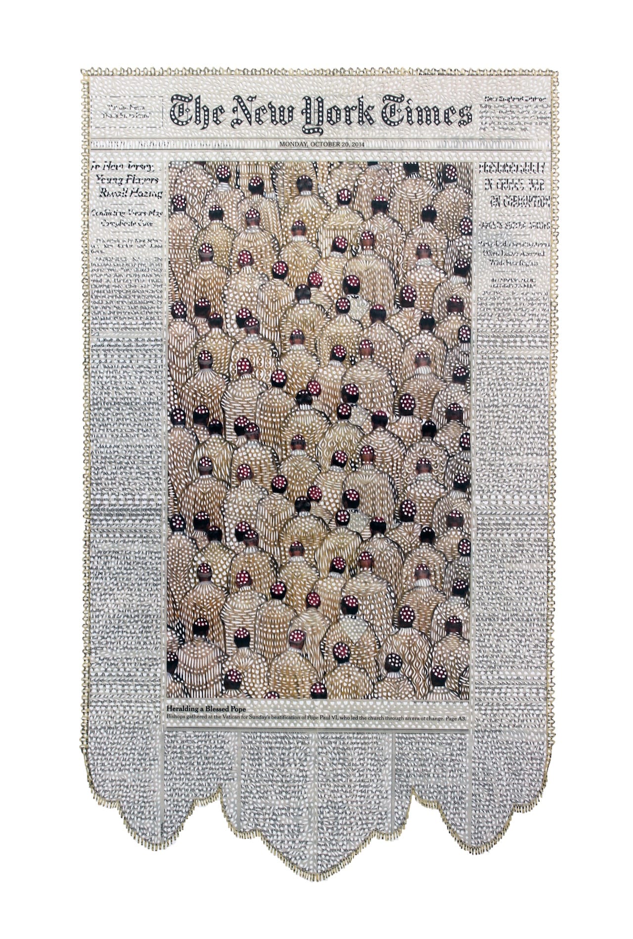 Myriam Dion, "Monday, October 20, Blessed Pope" (2015)