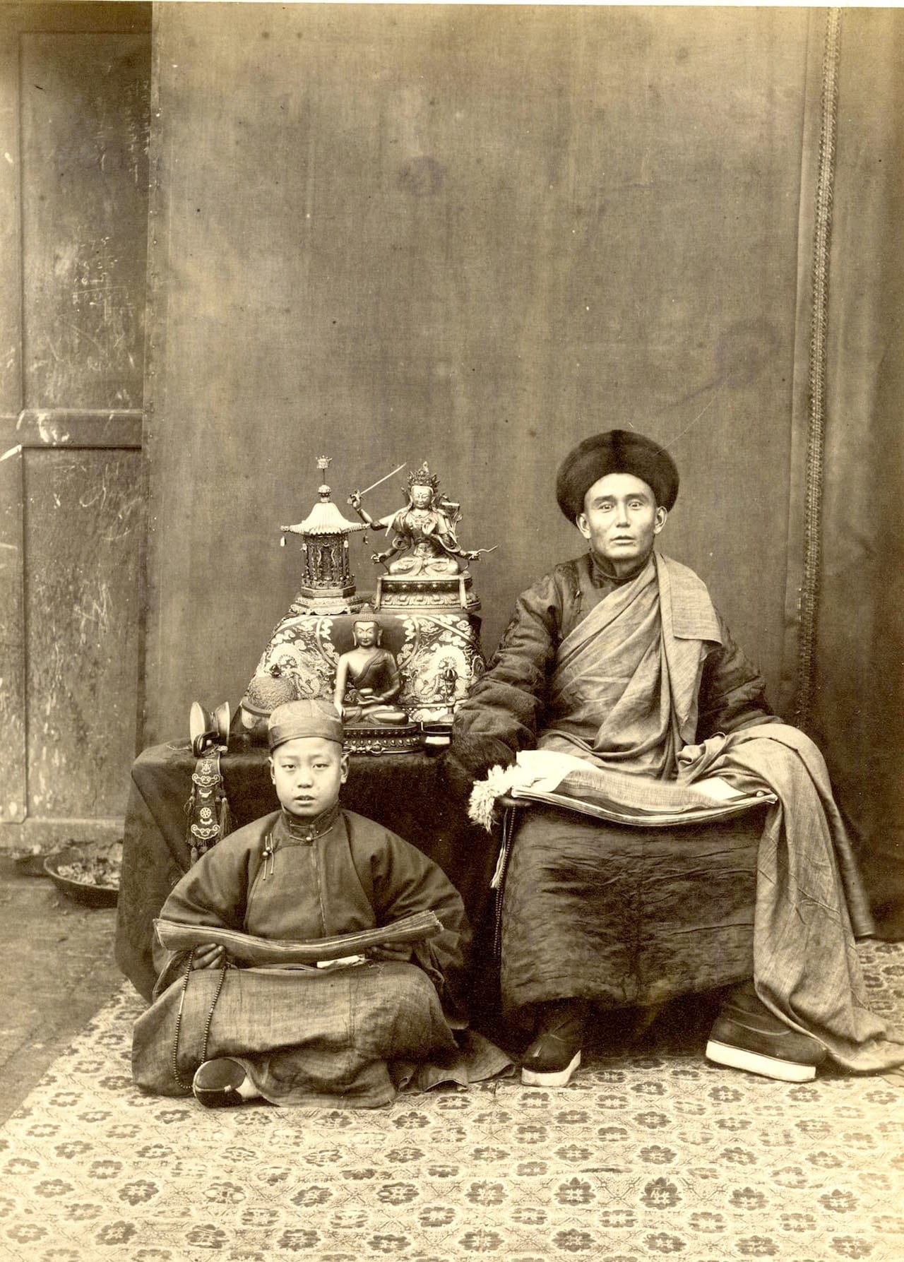 Thomas Child, "No. 192 Mongolian Lama" (1870s) (click to enlarge)