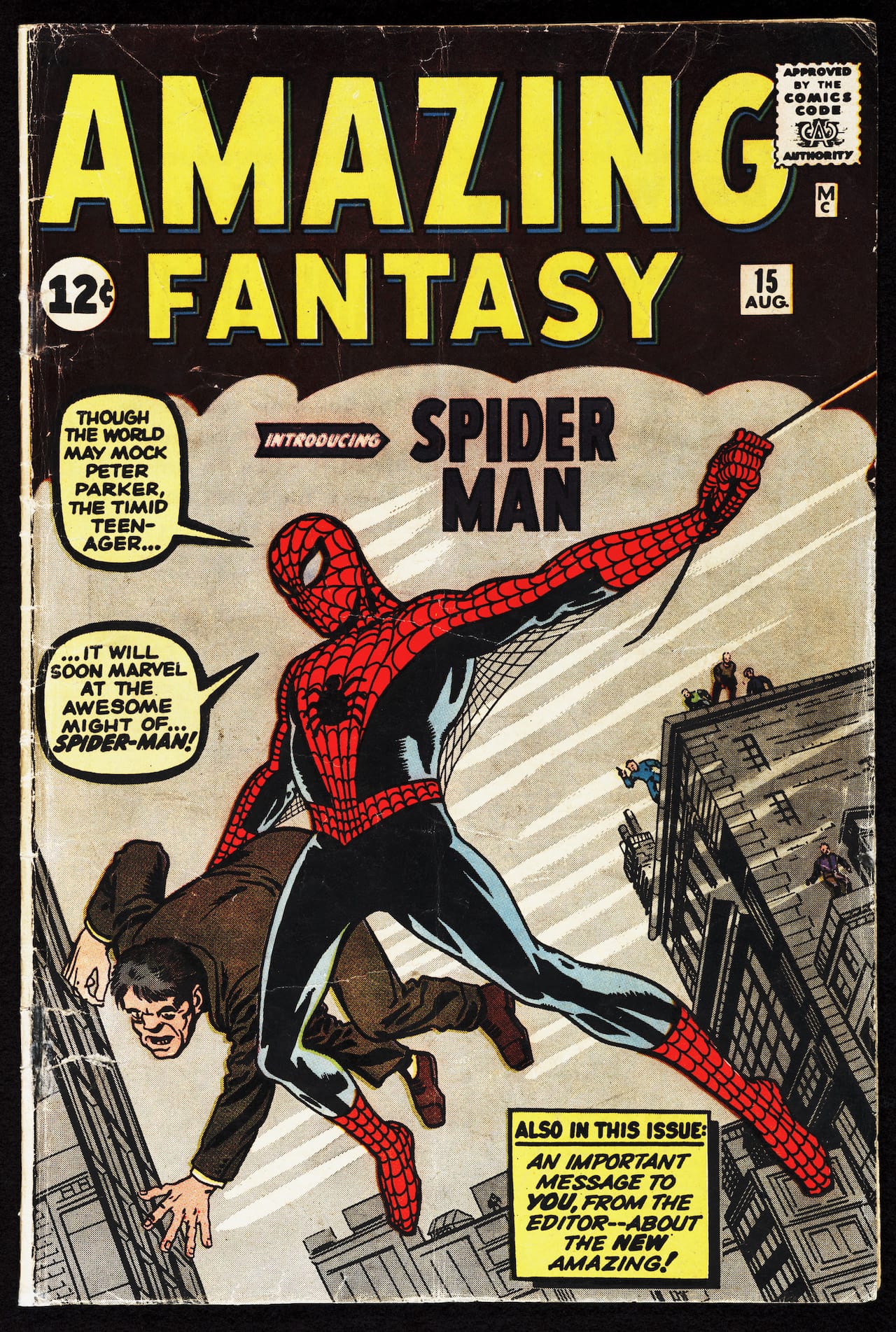 'Amazing Fantasy' (No. 15, September 1962). Published by Atlas Magazines, Inc. (courtesy Serial and Government Publications Division, Library of Congress, Washington D.C.)