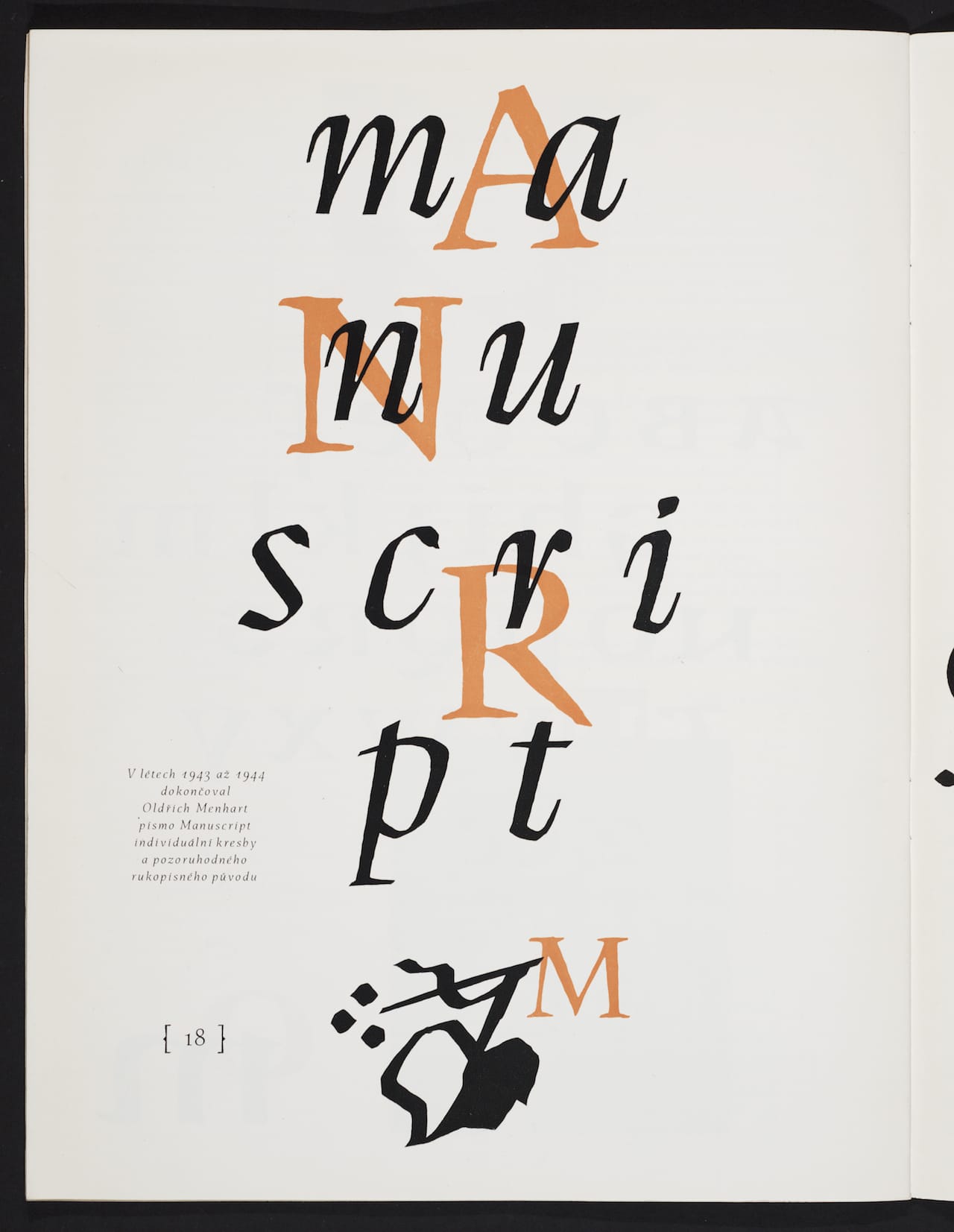 Oldřich Menhart, illustration for trade journal "Typografia" (1962)