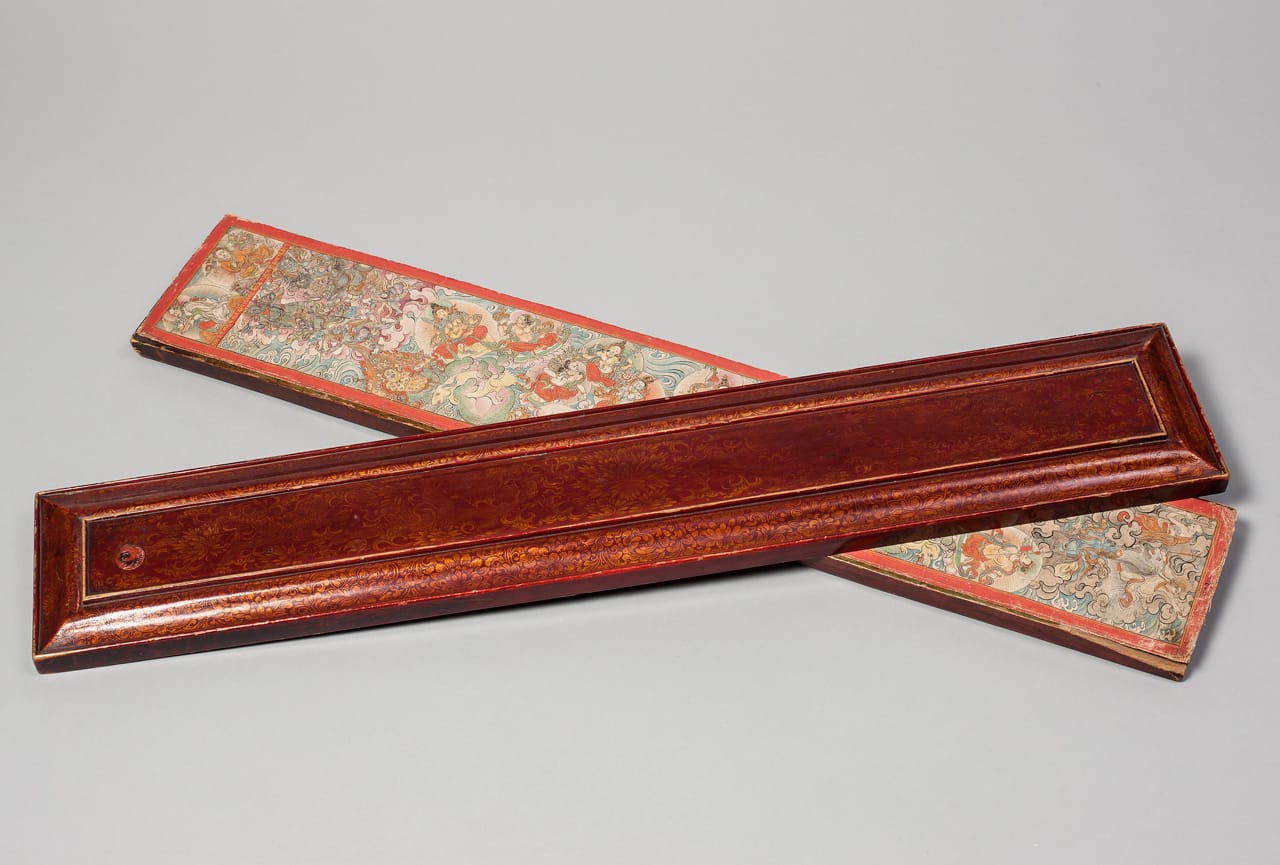 'White Beryl,' Sakya, Tibet (mid-18th century), painted by Sonam Peljor (courtesy Rubin Museum of Art)