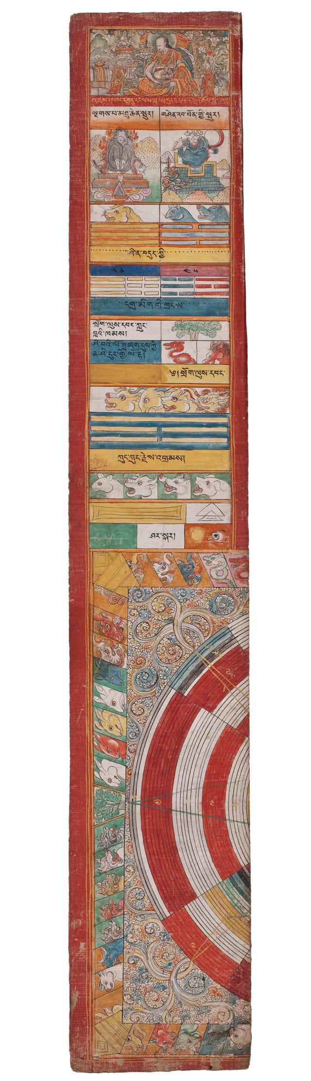 'White Beryl,' Sakya, Tibet (mid-18th century), painted by Sonam Peljor (courtesy Rubin Museum of Art) (click to enlarge)