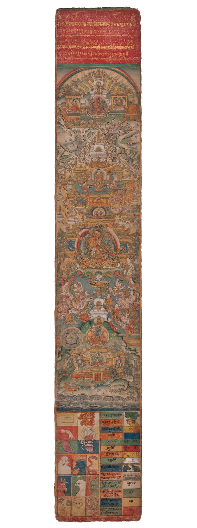 'White Beryl,' Sakya, Tibet (mid-18th century), painted by Sonam Peljor (courtesy Rubin Museum of Art)